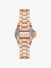Mini Everest Pav&eacute; Rose Gold-Tone Watch