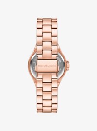 Lennox Pav&eacute; Rose Gold-Tone Watch