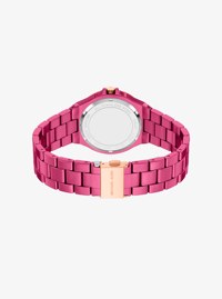 Mini Lennox Pav&eacute; Pink-Tone Watch