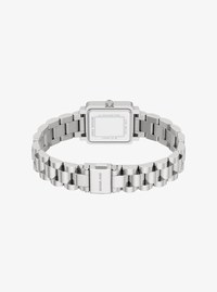 Petite Gwynn Pav&eacute; Silver-Tone Watch
