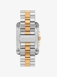 Oversized Monroe Two-Tone Watch