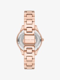 Liliane Pav&eacute; Rose Gold-Tone Watch