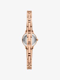 Micro Melissa Pav&eacute; Rose Gold-Tone Watch