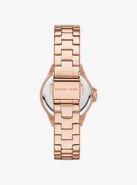 Mini Lennox Pav&eacute; Rose Gold-Tone Watch