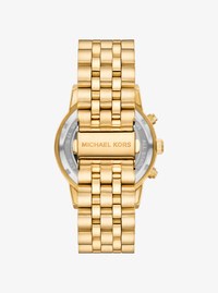 Oversized Hutton Gold-Tone Watch
