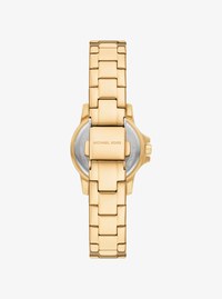 Petite Everest Gold-Tone Watch and Pav&eacute; Bangle Jewelry Gift Set