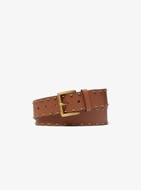 Studded Leather Belt
