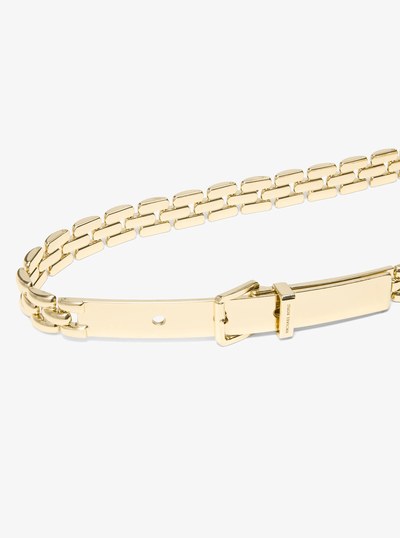 Ceinture en cha&icirc;ne de ton or in OR P&Acirc;LE | Michael Kors