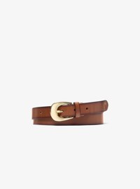 Burnished Leather Belt