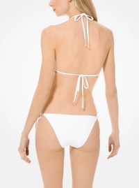 Parte superior triangular de bikini