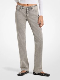 Stretch Denim Cigarette Jeans