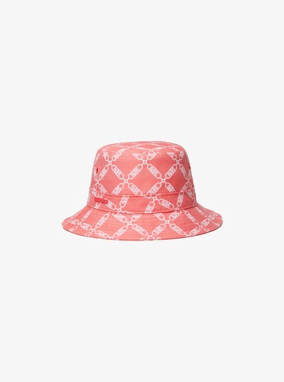Empire Logo Jacquard Bucket Hat in CORAL | Michael Kors