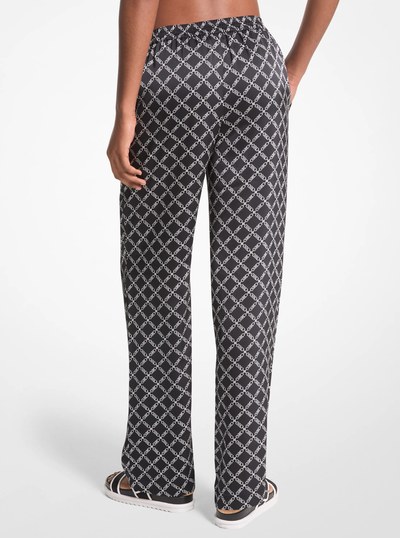 Empire Logo Satin Pajama Pants