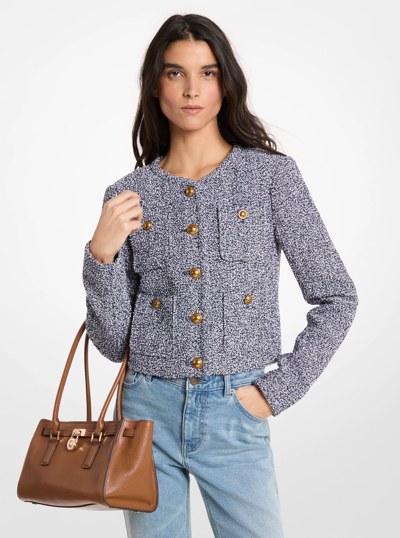 Tweed Jacket in MIDNIGHTBLUE | Michael Kors