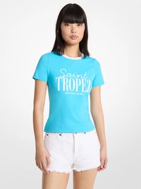 St. Tropez Stretch Cotton T-Shirt