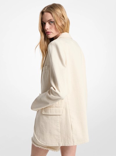 Blazer de denim oversize in [3467] | Michael Kors