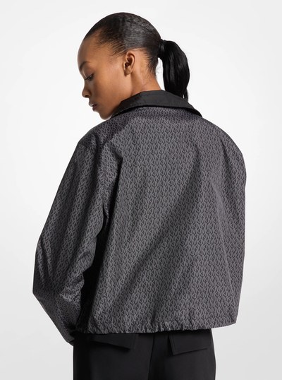 Reversible Signature Logo Jacket in NICKEL | Michael Kors
