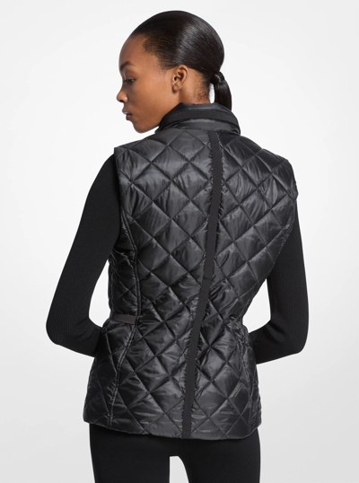 Quilted Vest in BLACK | Michael Kors