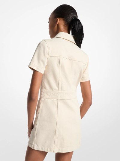 Denim Mini Dress in NATRINSWSH | Michael Kors