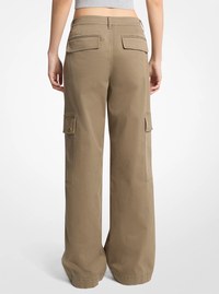 Stretch Cotton Cargo Pants