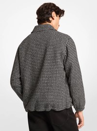 Houndstooth Jacquard Jacket