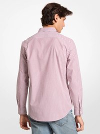 Striped Stretch Cotton Shirt