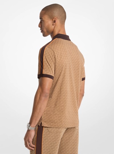Polo en coton &agrave; logo Signature in ACC POIL DE CHAMEAU | Michael Kors