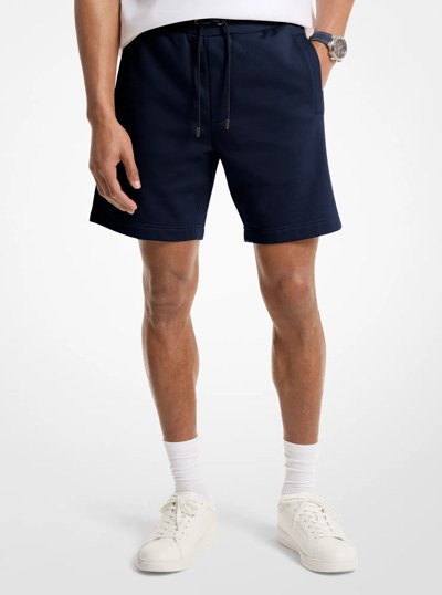 Short en coton &agrave; logo in MINUIT | Michael Kors