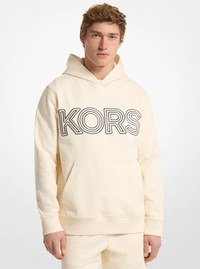 Hoodie en coton &agrave; logo