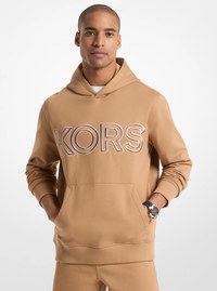 Hoodie en coton &agrave; logo