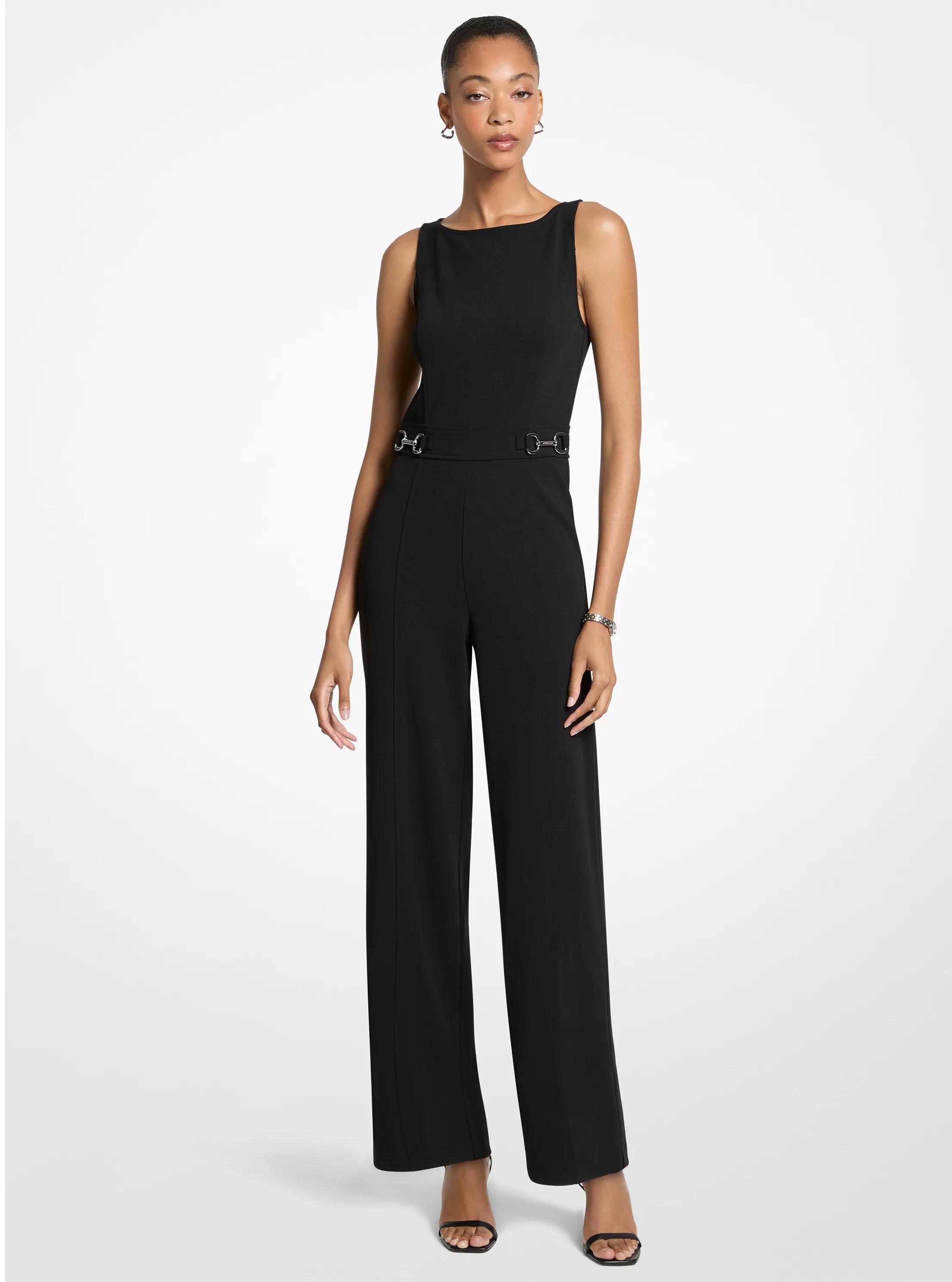 Scuba Jumpsuit in BLACK | Michael Kors