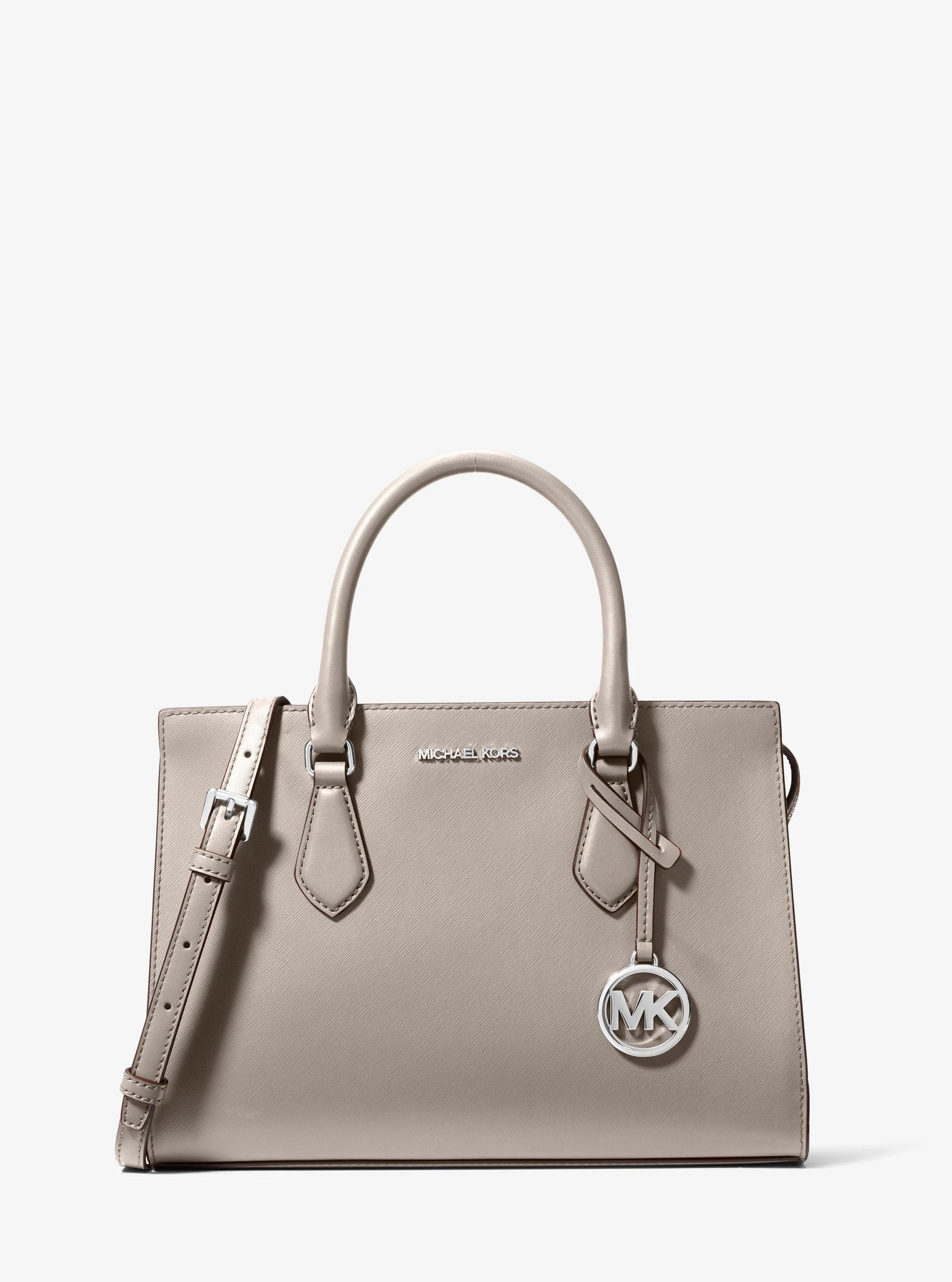Sheila Medium Satchel in PEARL GREY | Michael Kors