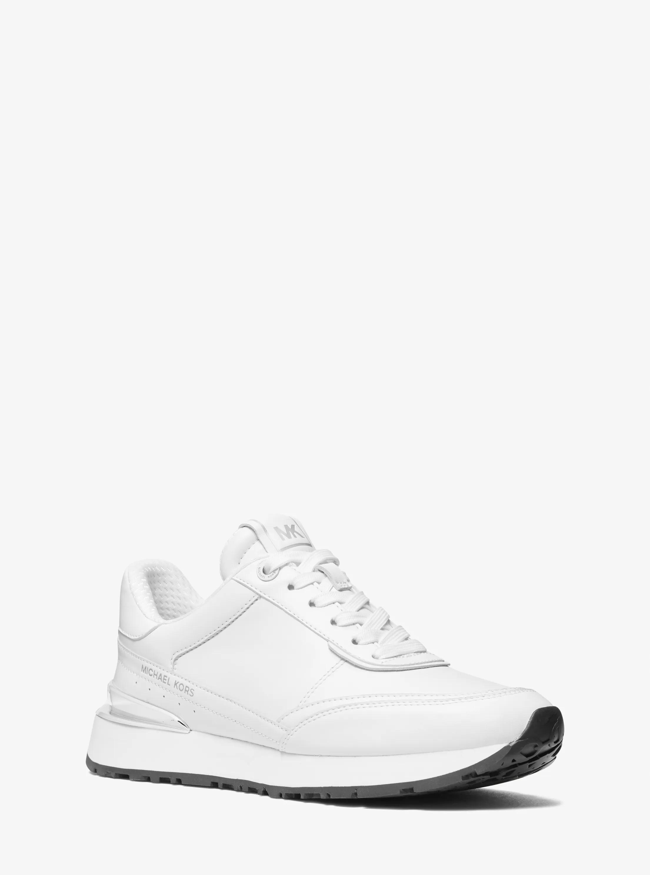Nova Leather Trainer in OPTIC WHITE | Michael Kors