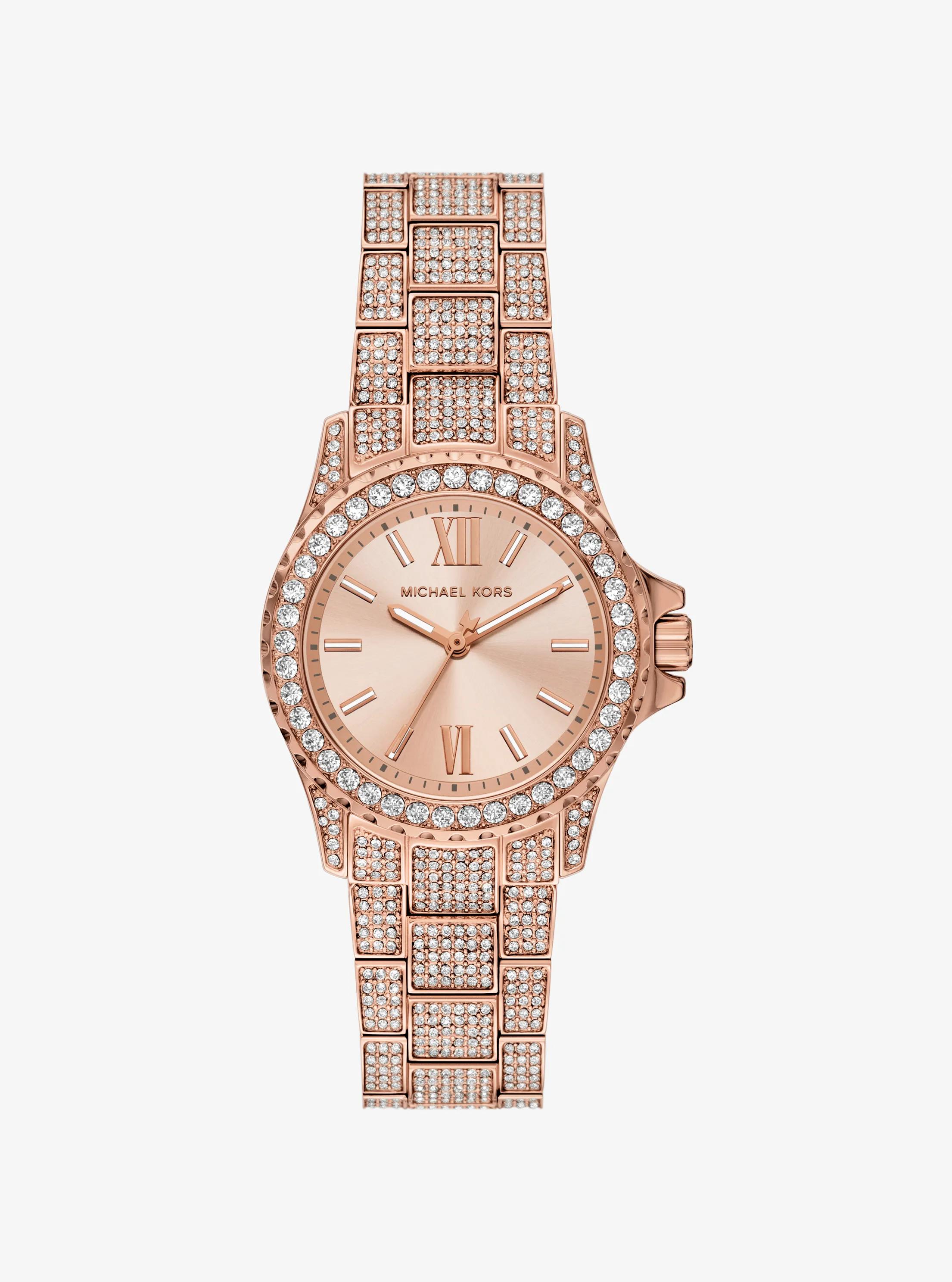 Mini Everest Pavé Rose Gold-Tone Watch