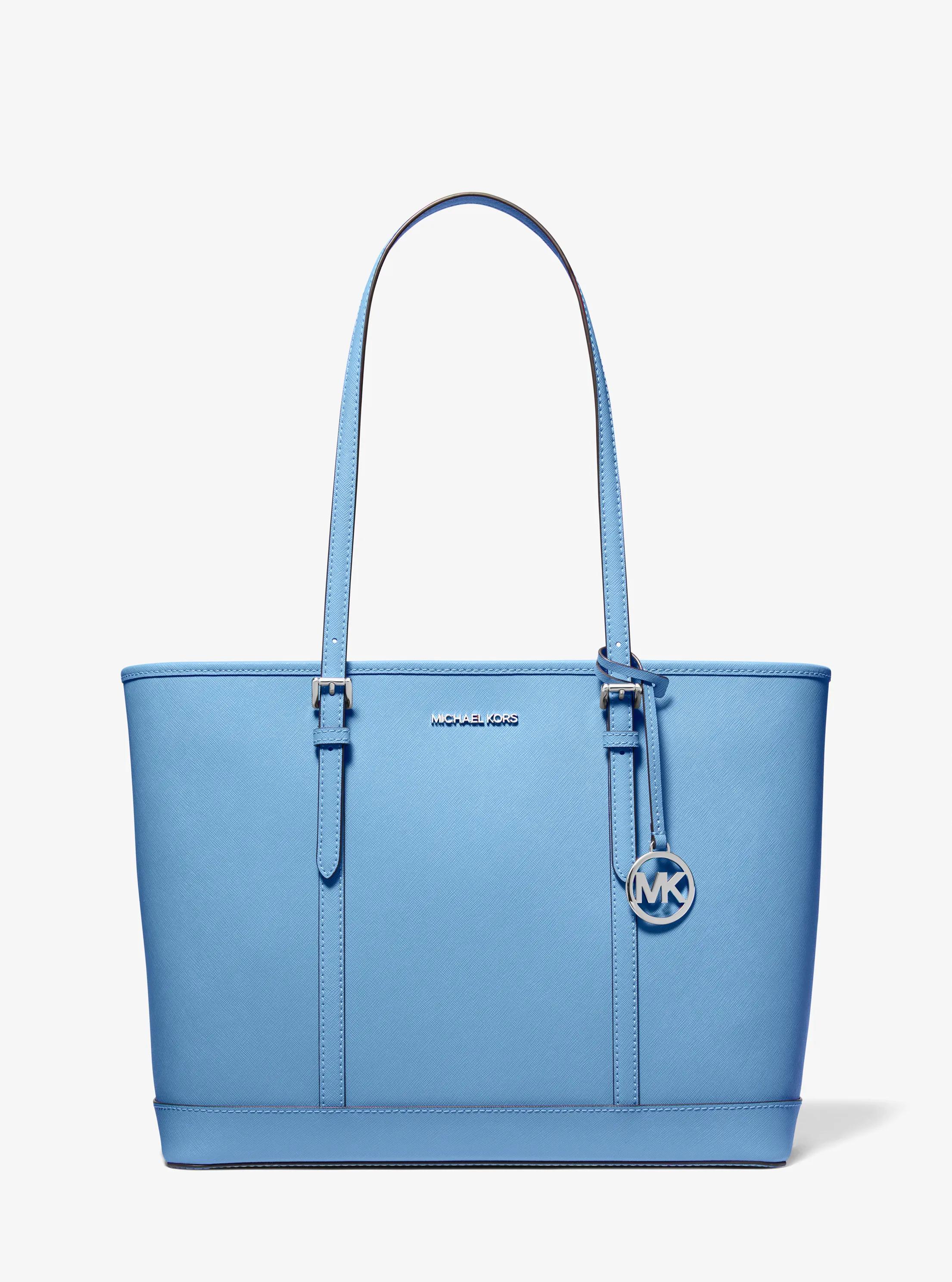 Jet Set Travel Large Saffiano Leather Tote Bag