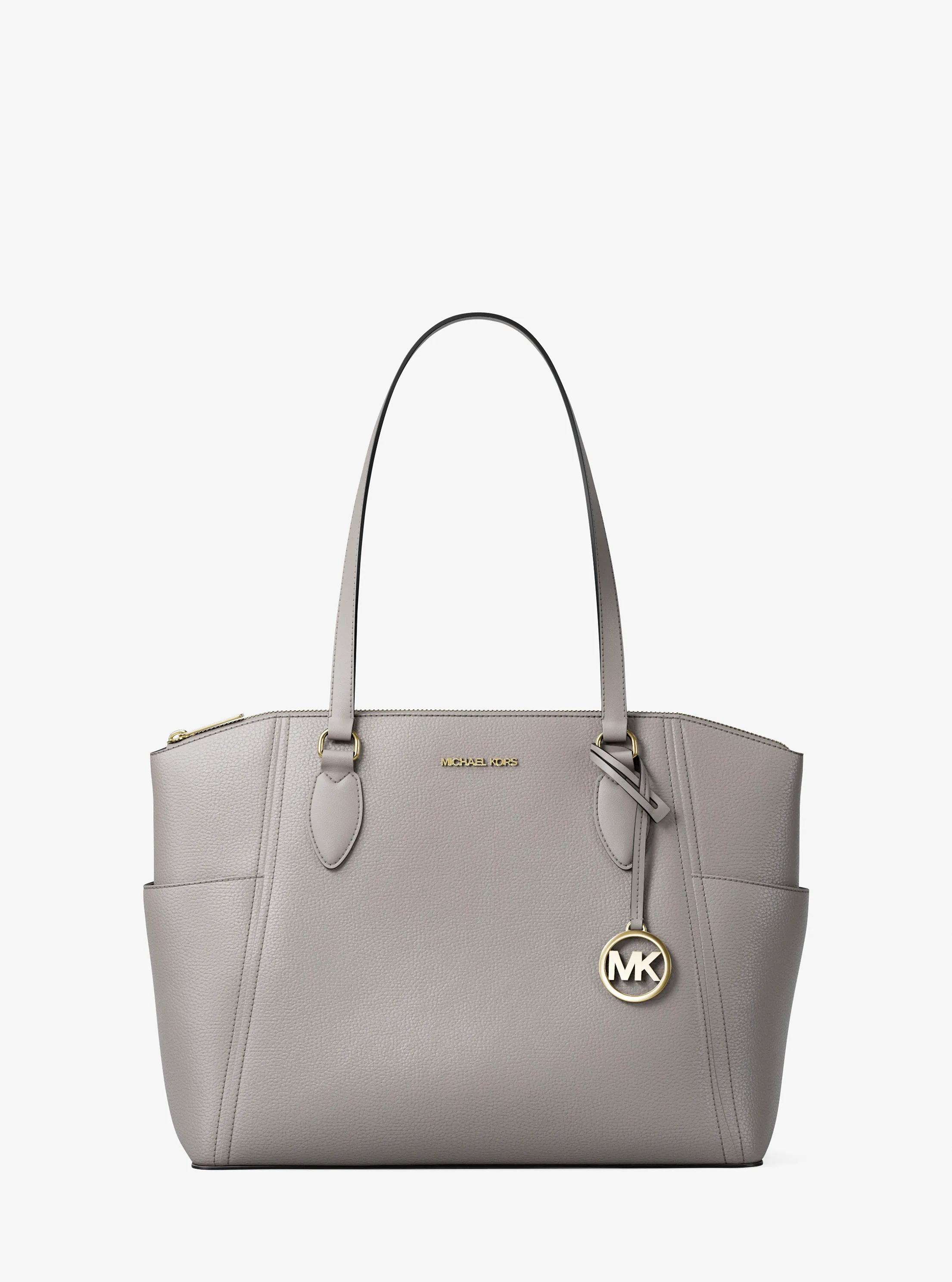 Sienna Medium Tote Bag in PEARL GREY | Michael Kors