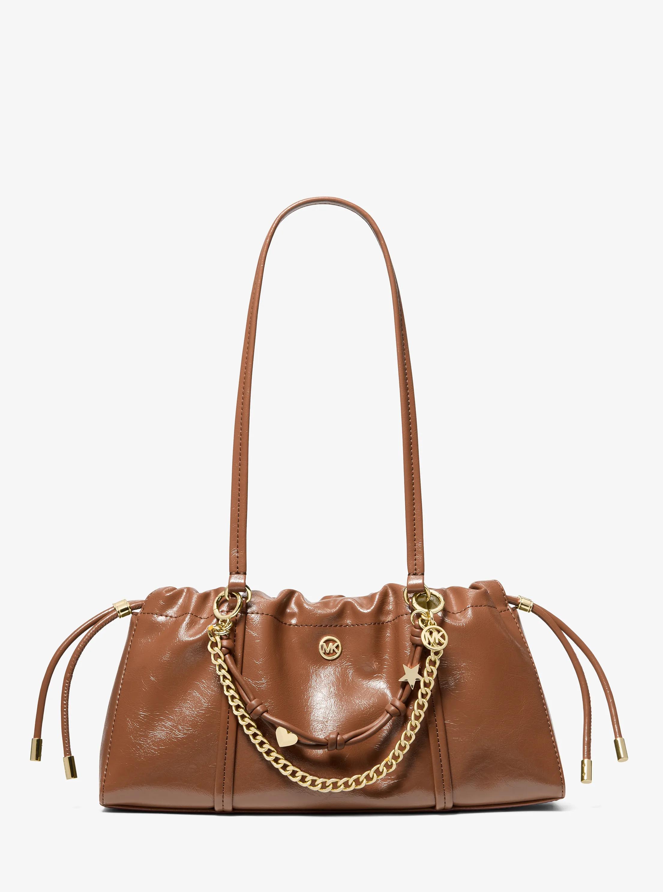 Matilda Small Cinched Shoulder Bag in LUGGAGE | Michael Kors