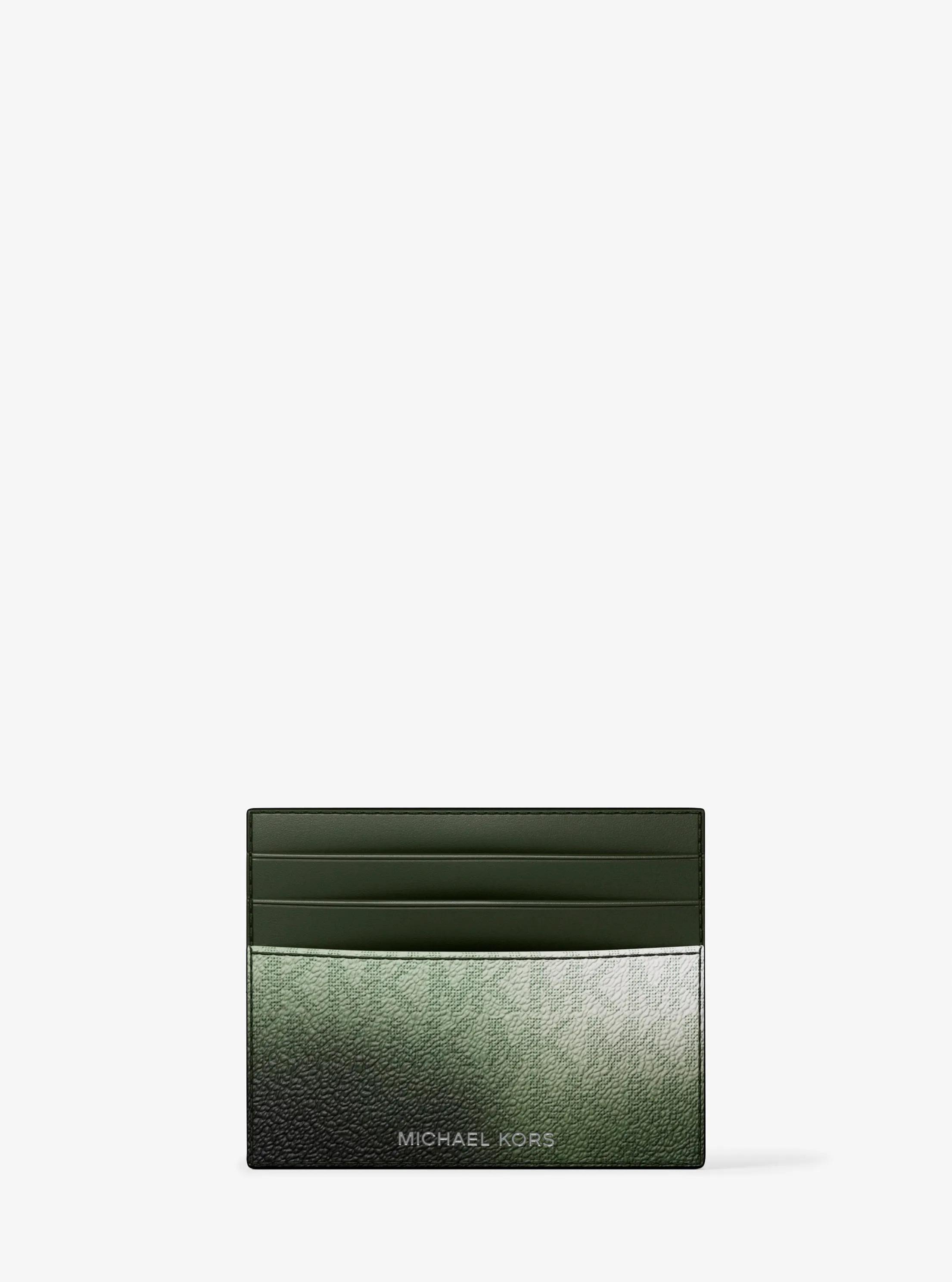 &Eacute;tui pour cartes Cooper ombr&eacute; &agrave; logo Signature in MOUSSE MULTI | Michael Kors
