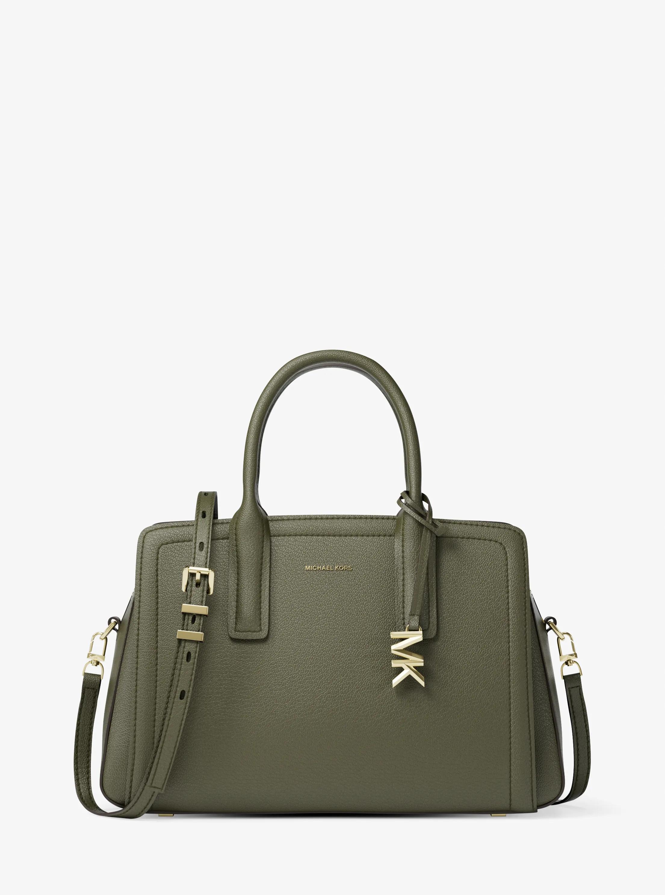 Bolso satchel Laila mediano de piel in HIEDRA | Michael Kors