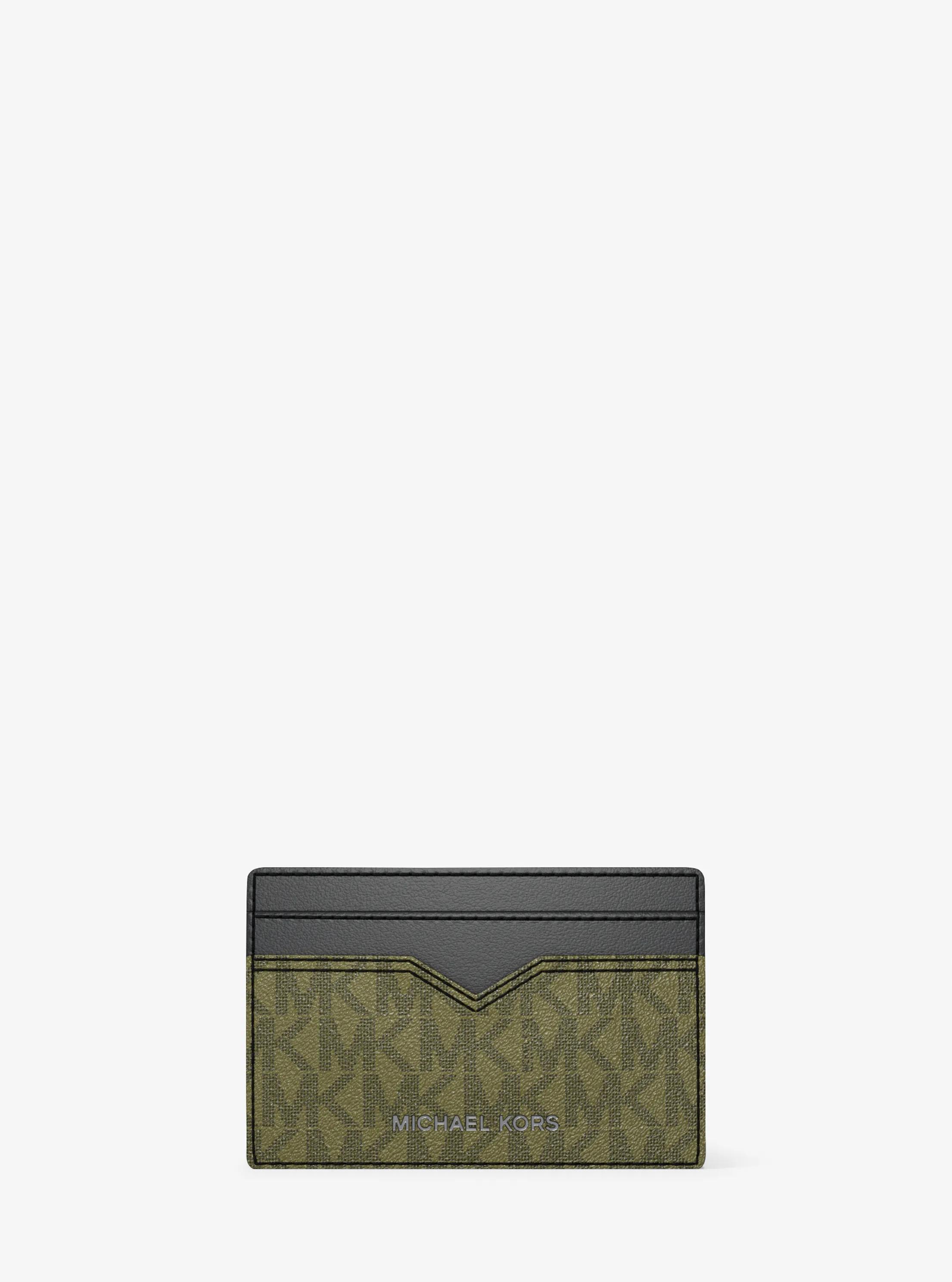 Hudson Logo Card Case in PISTACHIO | Michael Kors