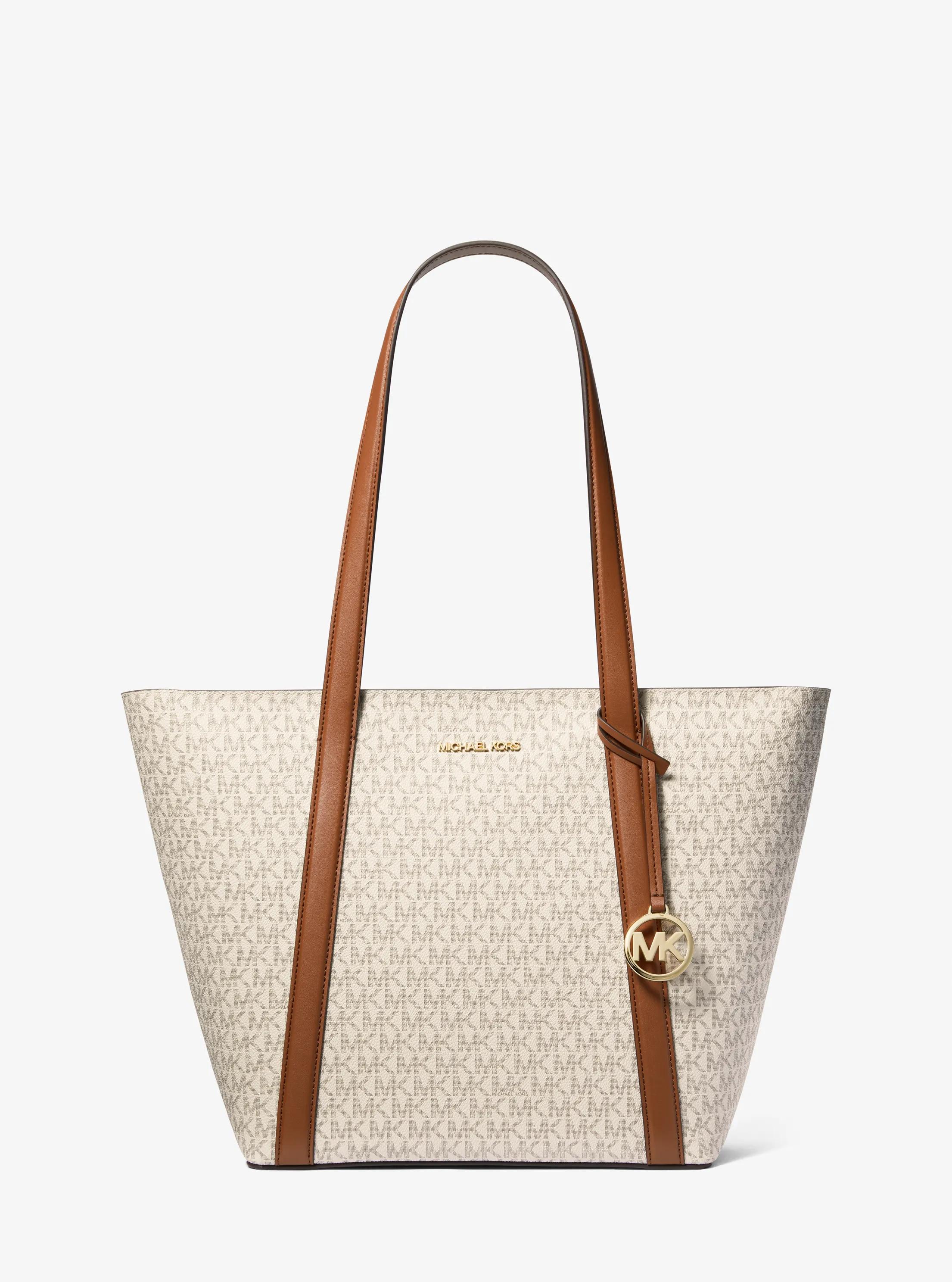 Bolso de mano Pratt grande con logotipo exclusivo in VAINILLA | Michael Kors