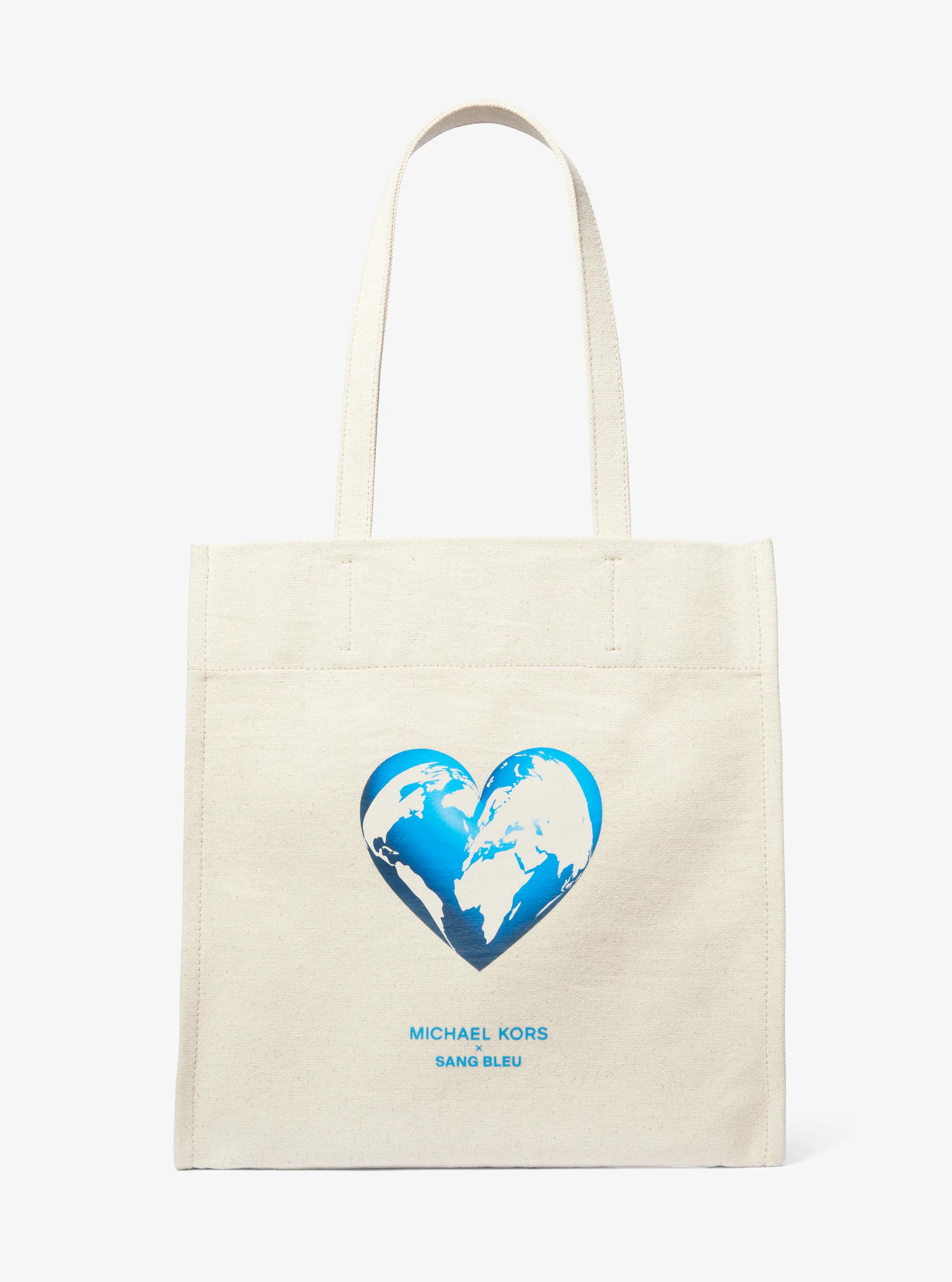 Sac fourre-tout Watch Hunger Stop en toile de coton recycl&eacute; in NATUREL | Michael Kors