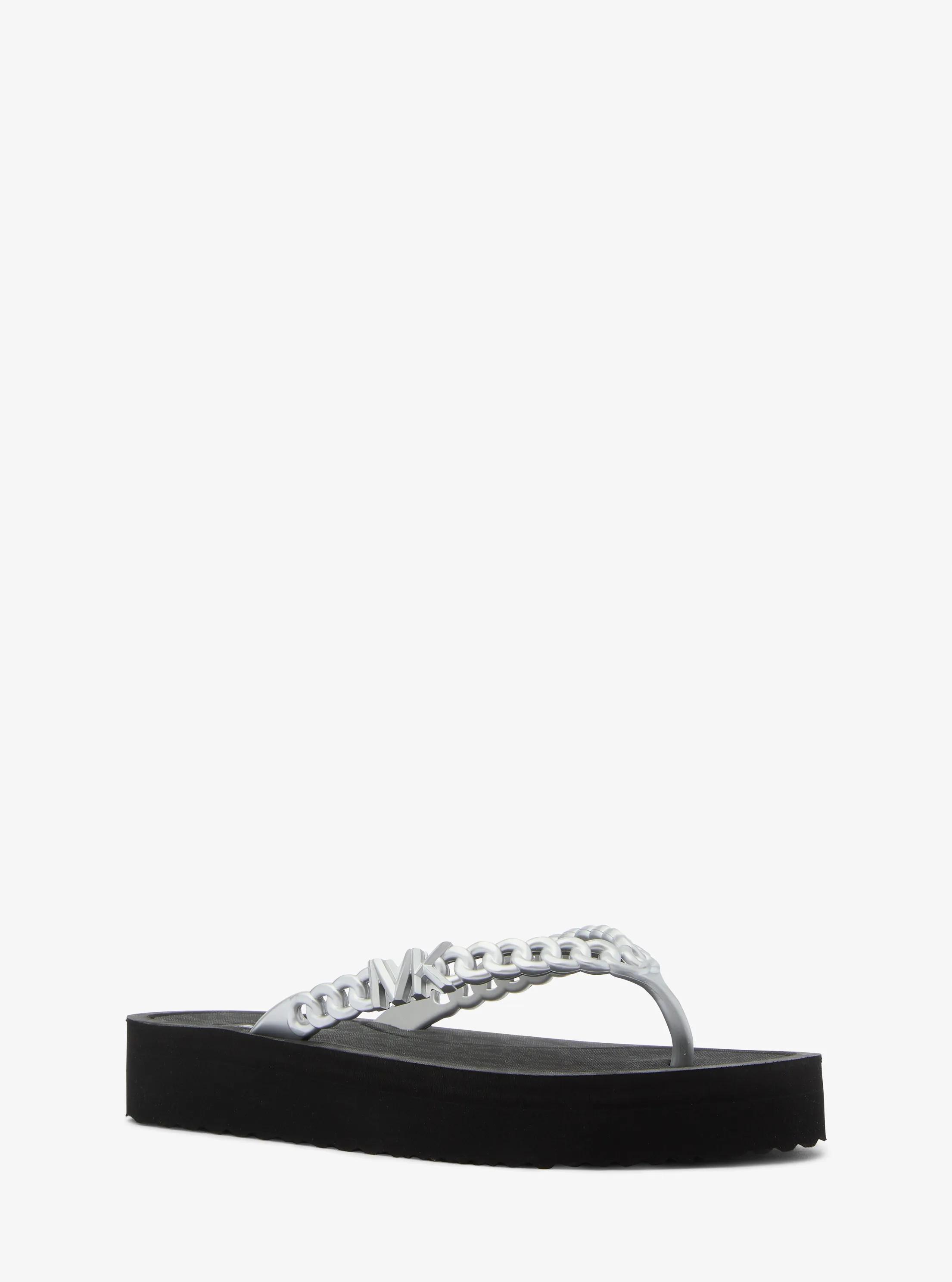 Zaza Platform Flip Flop in BLACK | Michael Kors