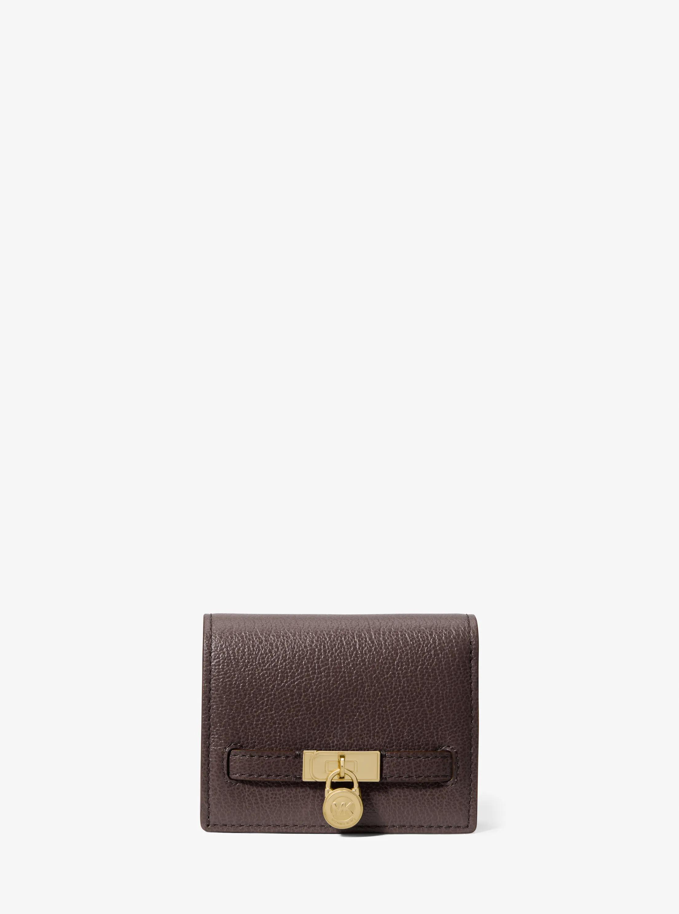 Hamilton Moderne Small Leather Wallet in CHOCOLATE | Michael Kors