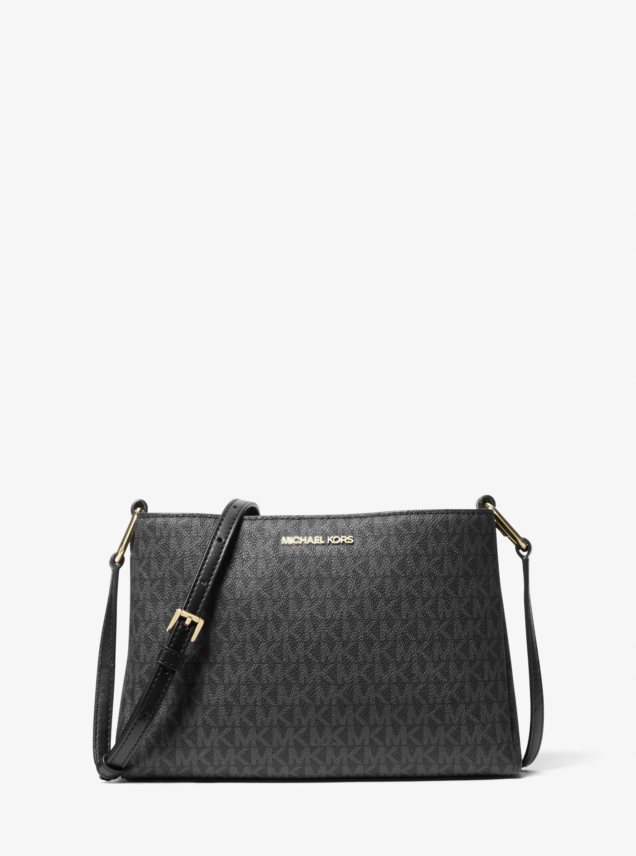 Bandolera Trisha mediana con logotipo in NEGRO | Michael Kors