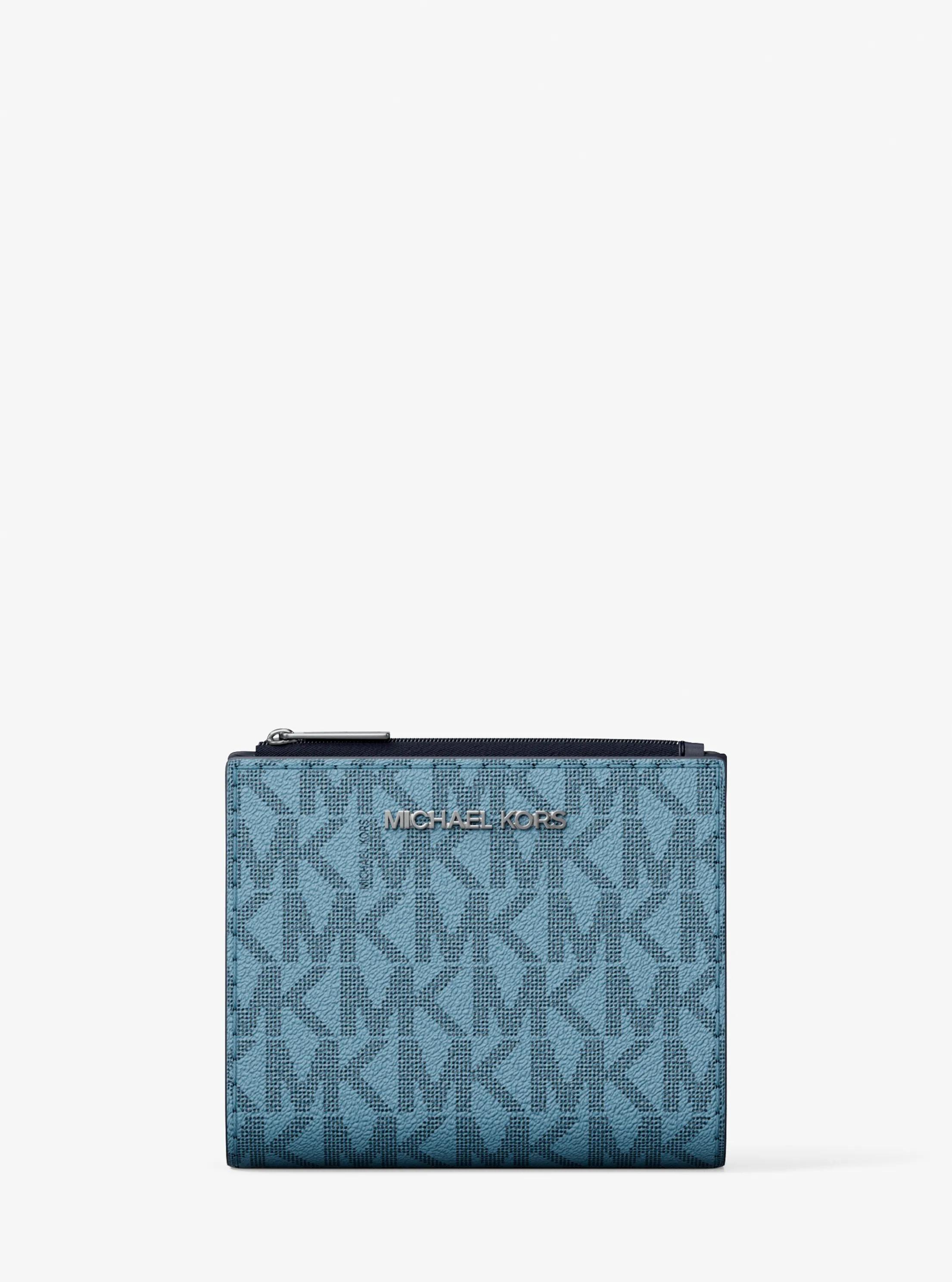 Cooper Signature Logo Wallet in DENIM | Michael Kors