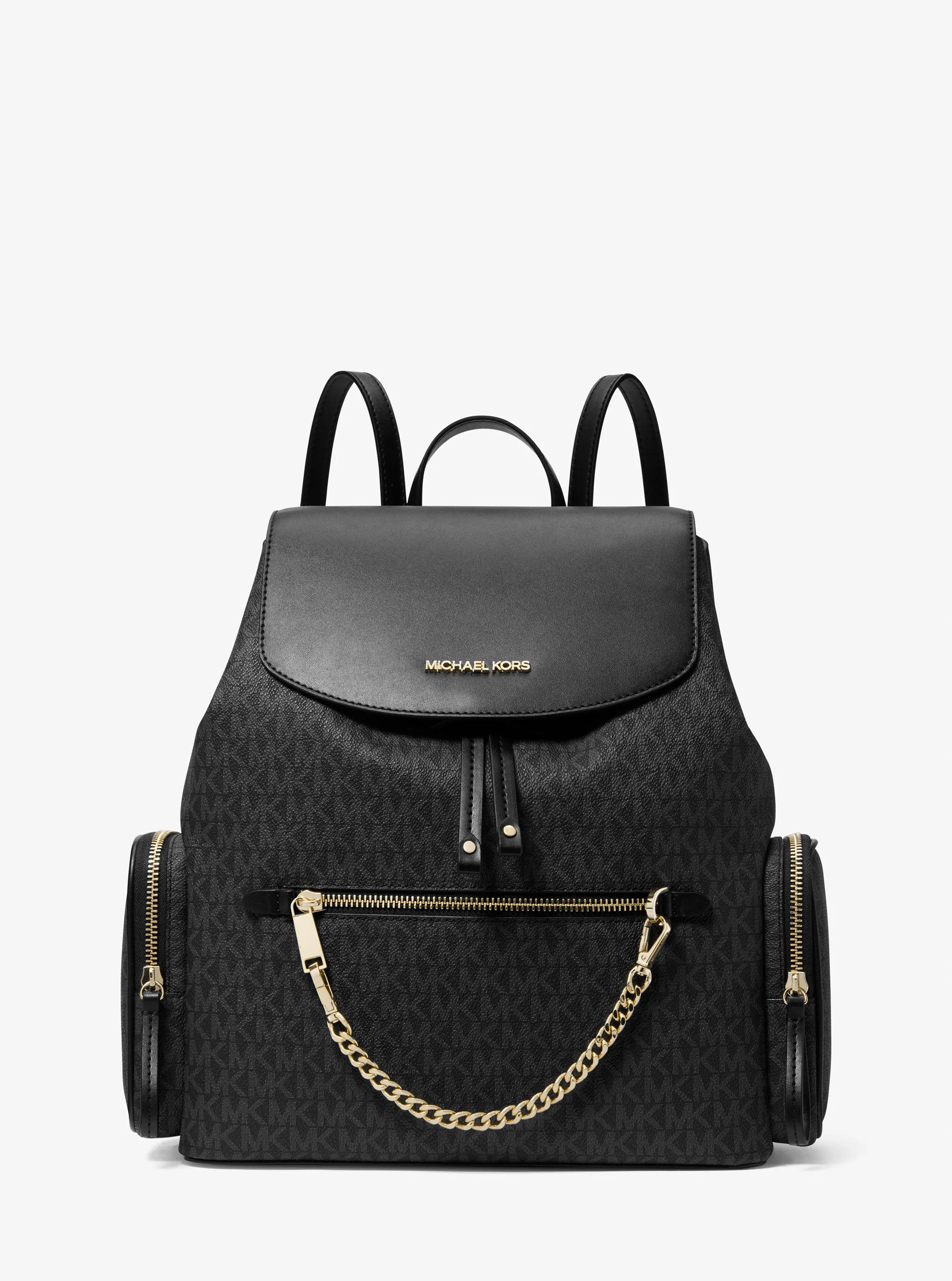 Jet Set Large Logo Backpack in BLACK - Sale | Michael Kors [US]
