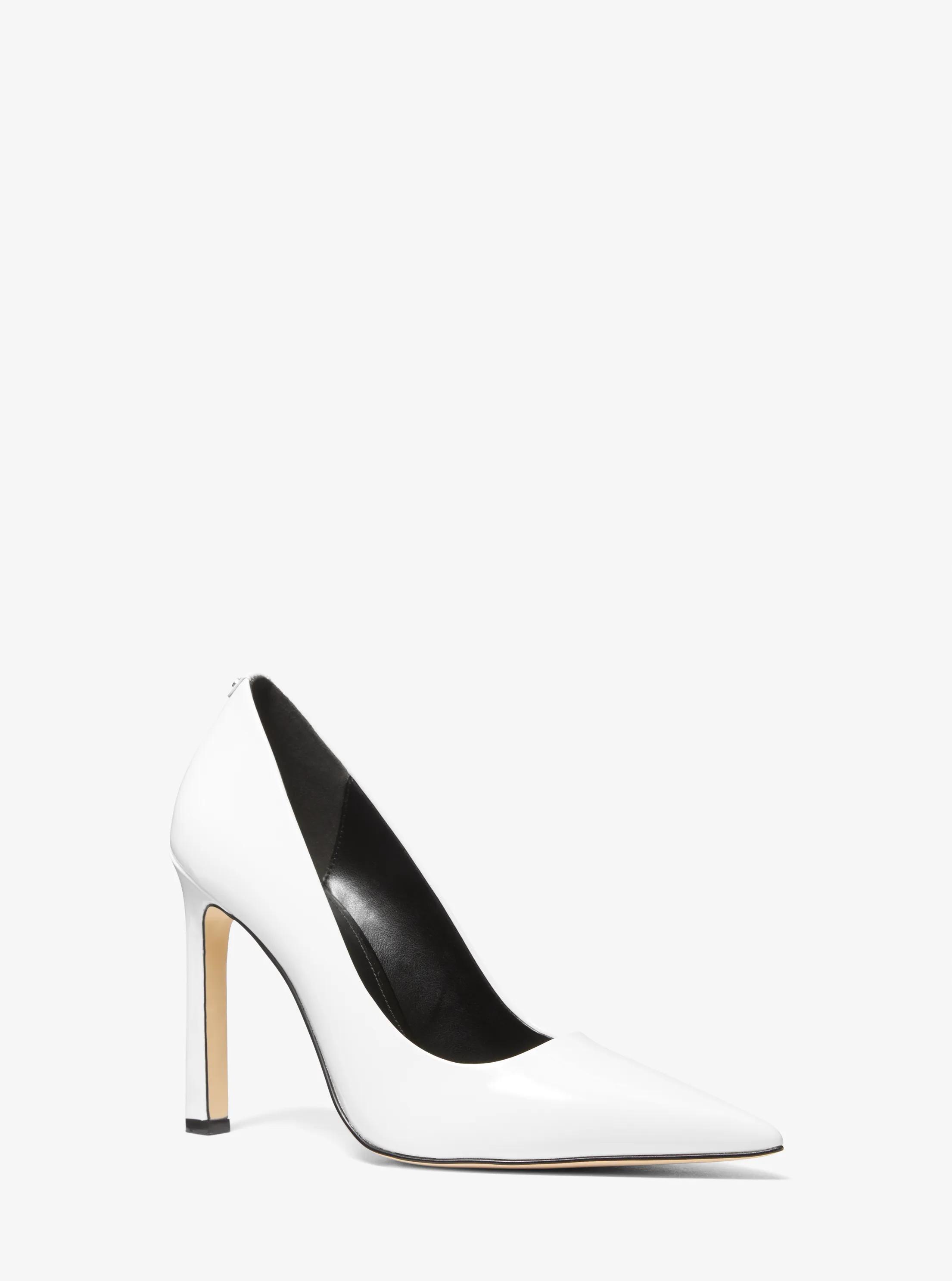 Amara Patent Leather Pump in OPTIC WHITE | Michael Kors