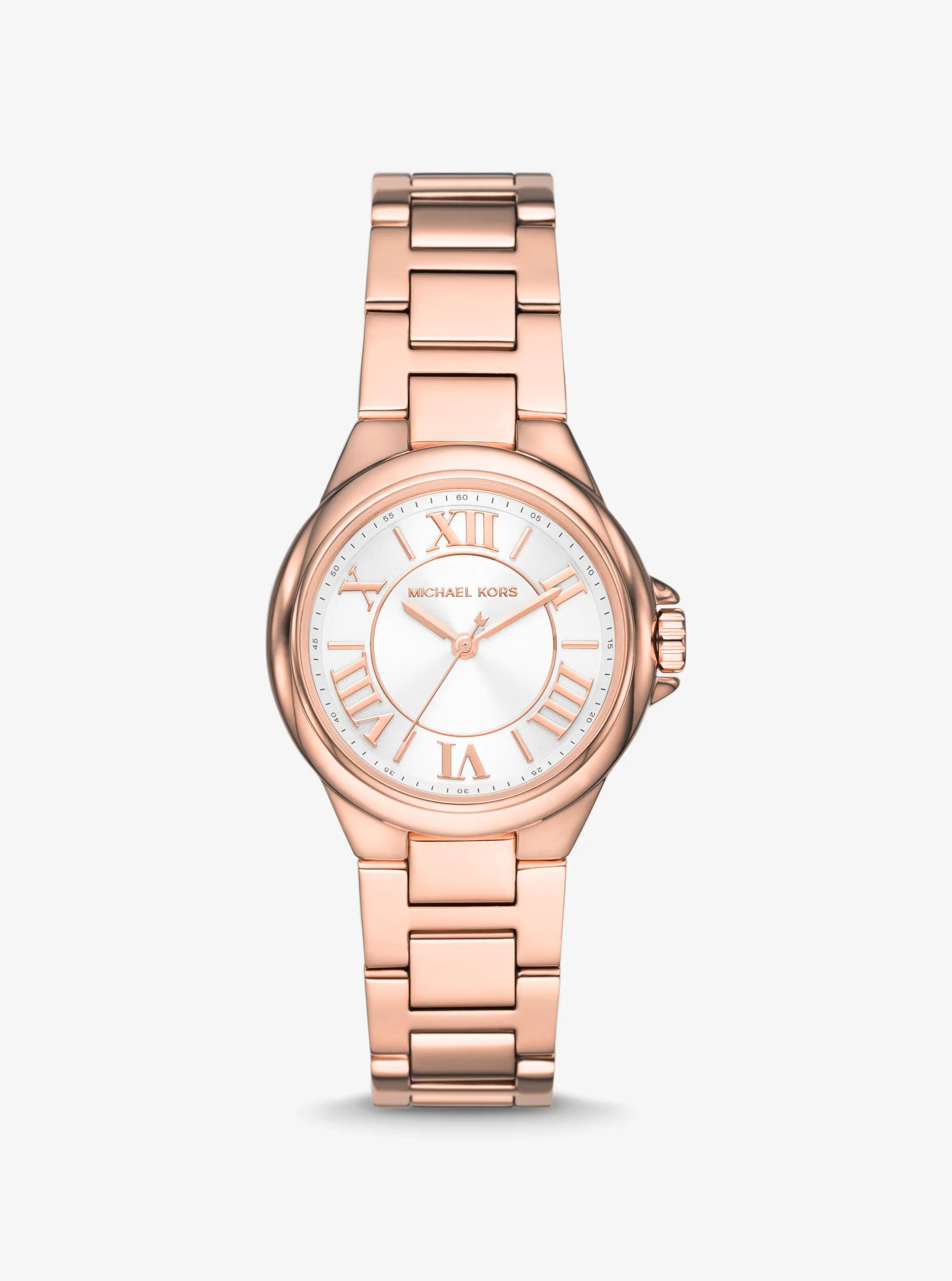 Mini Camille Rose Gold-Tone Watch in ROSE GOLD | Michael Kors