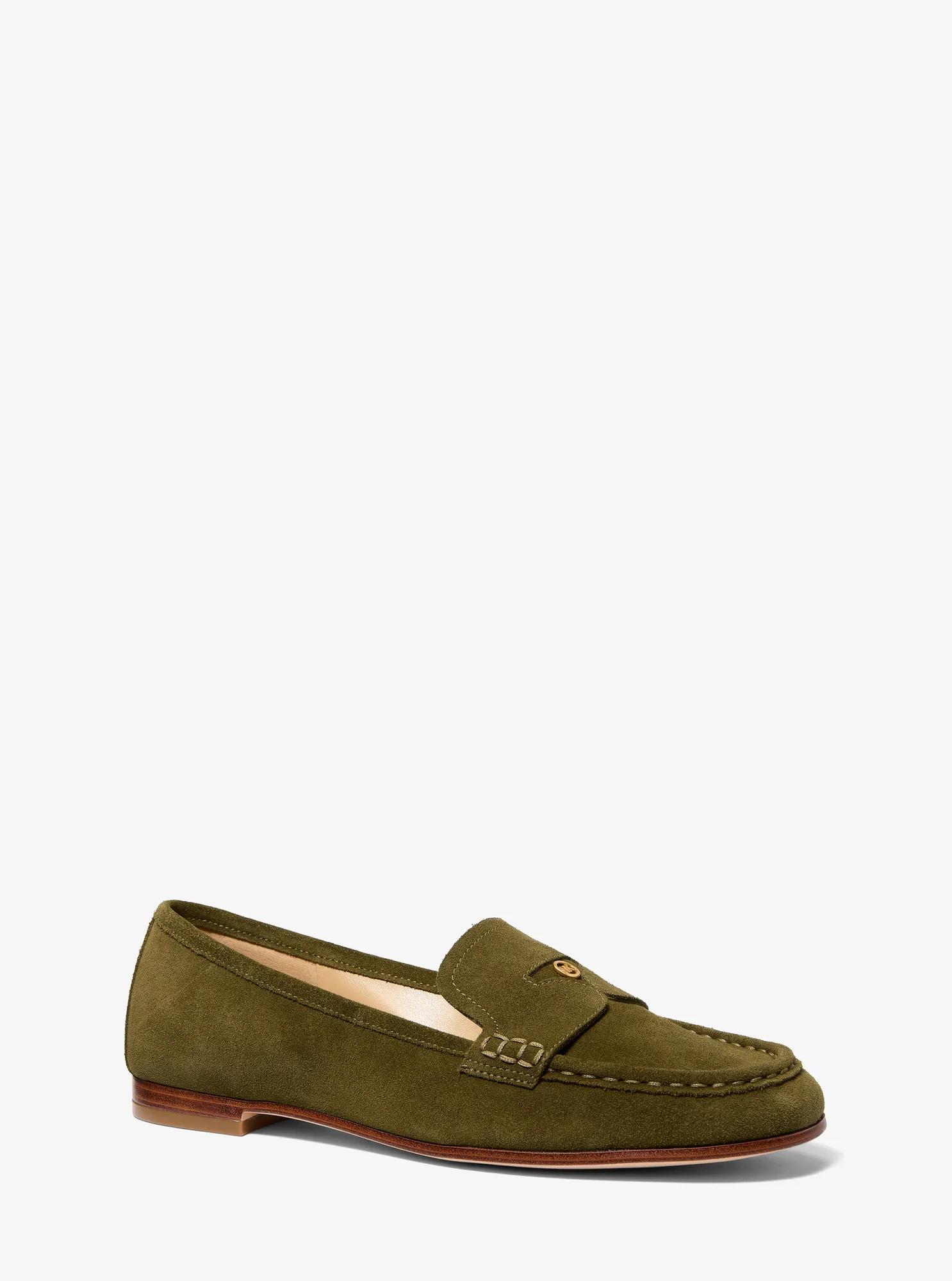MK Mocassin Jennings en daim - Vert - Michael Kors